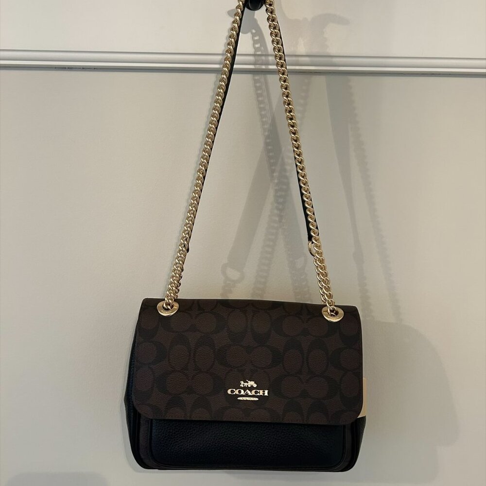 Coach Klare with Pebbled Leather & Canvas